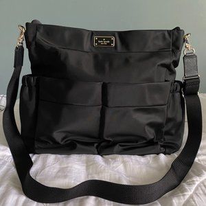 Kate Spade Black Nylon Diaper Bag